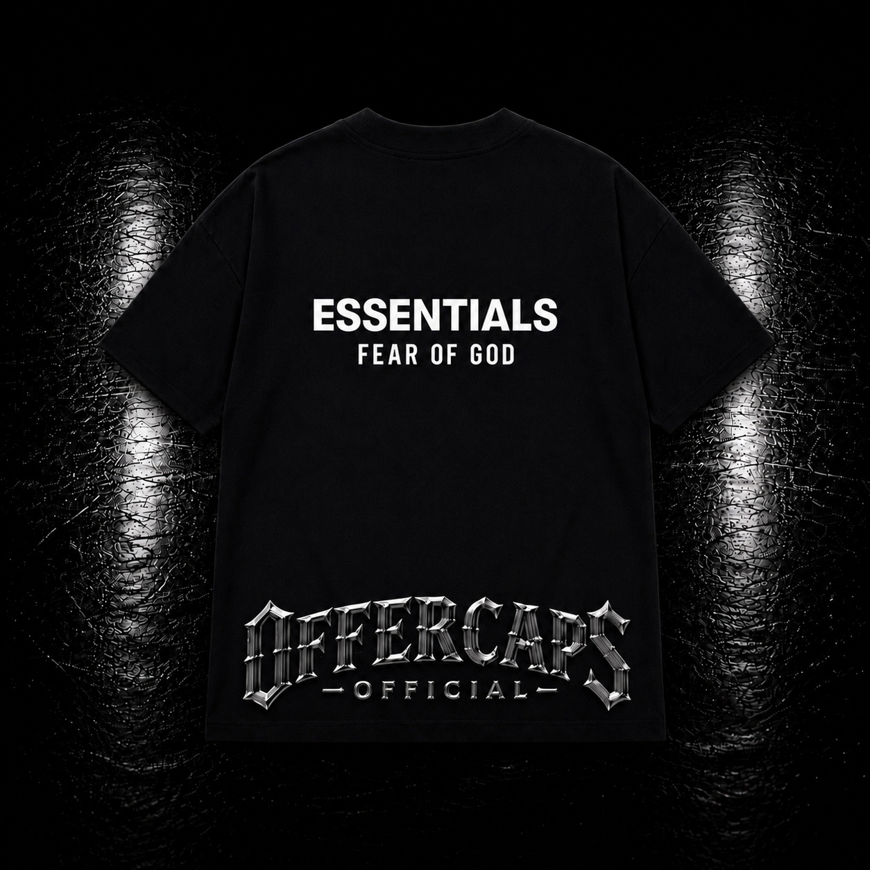 ESSENTIALS FEAR OF GOD – BLACK TE