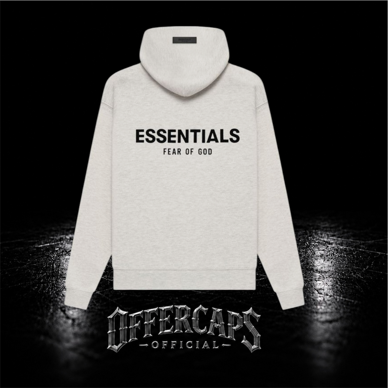 Essentials White Hoodie