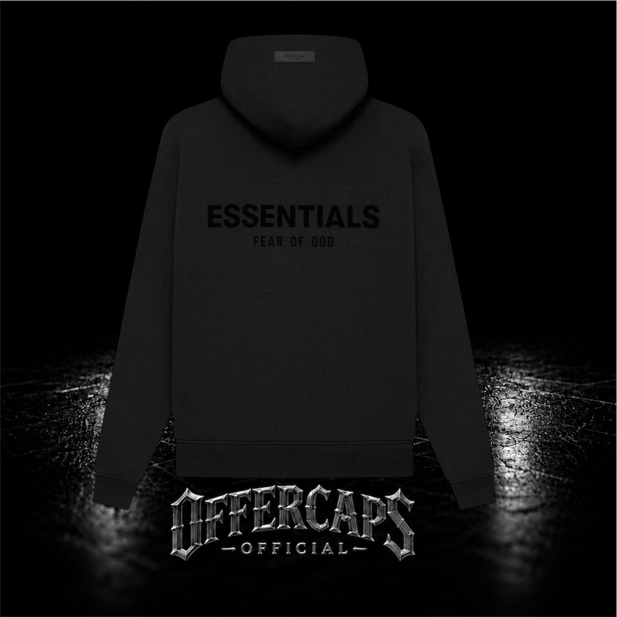 Essentials Black Hoodie